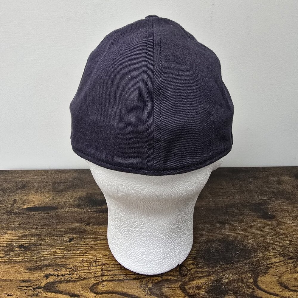 Merrell Mens Size Medium/Large M/L Hat Cap A-Flex Cotton Spandex Dark Blue Logo View 3